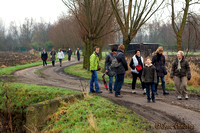 Wandeling met de turngroep. Februari 2011
